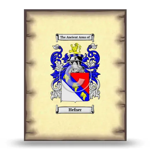 Hefner Coat of Arms Print