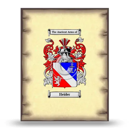 Heider Coat of Arms Print