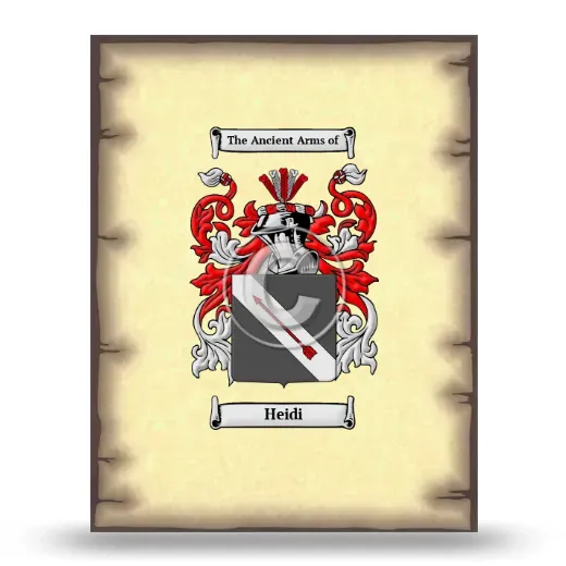 Heidi Coat of Arms Print