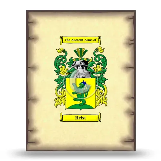 Heist Coat of Arms Print