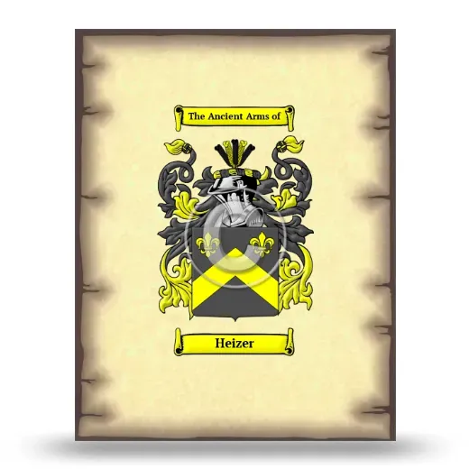 Heizer Coat of Arms Print