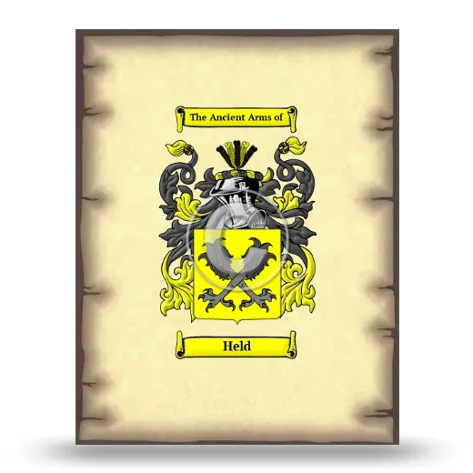 Held Coat of Arms Print