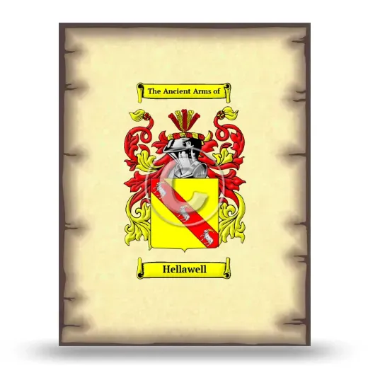 Hellawell Coat of Arms Print