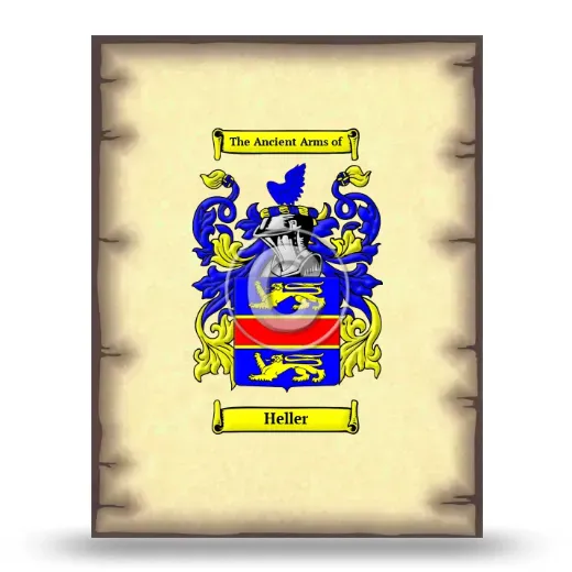 Heller Coat of Arms Print