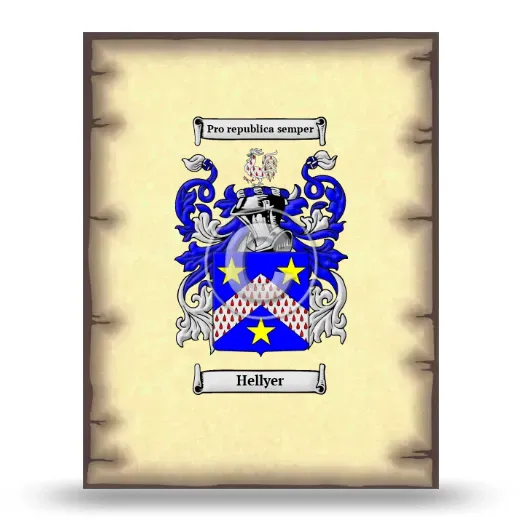 Hellyer Coat of Arms Print