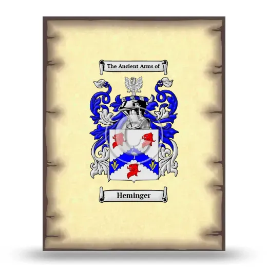 Heminger Coat of Arms Print