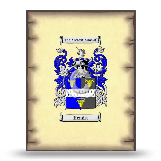 Hemitt Coat of Arms Print