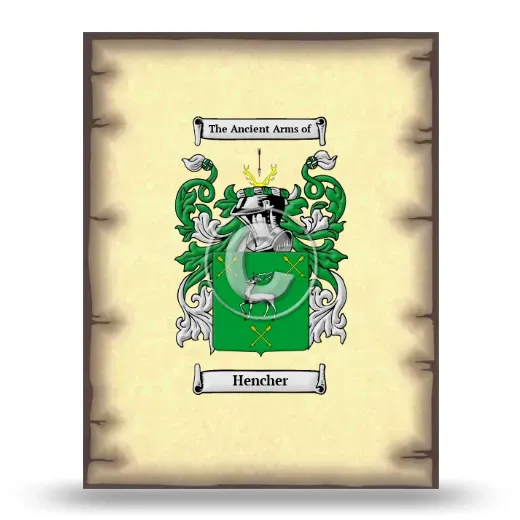 Hencher Coat of Arms Print