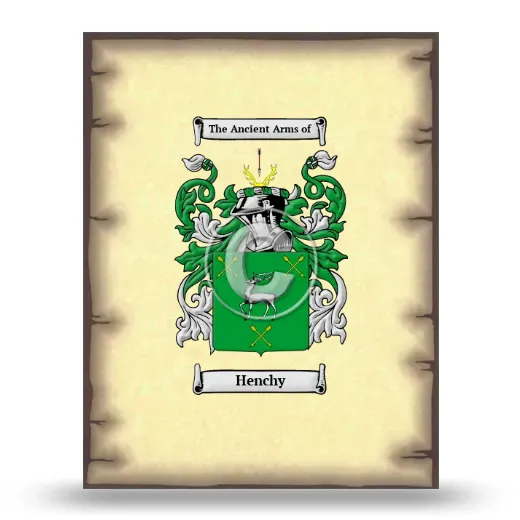 Henchy Coat of Arms Print