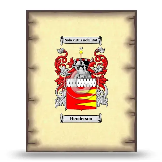 Henderson Coat of Arms Print