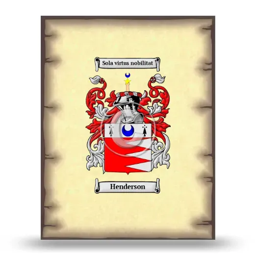 Henderson Coat of Arms Print