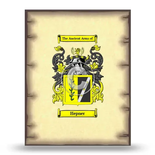 Hepner Coat of Arms Print
