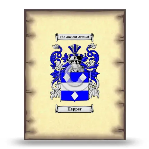 Hepper Coat of Arms Print