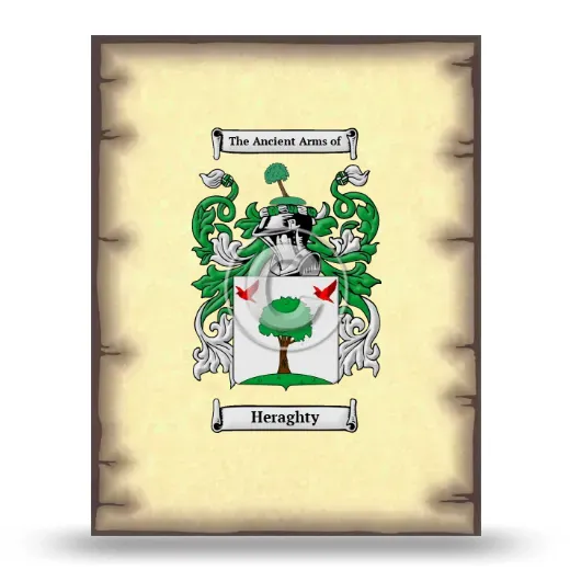 Heraghty Coat of Arms Print