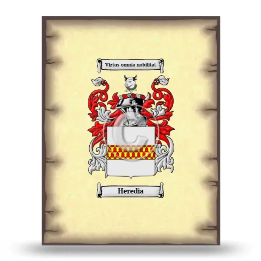 Heredia Coat of Arms Print