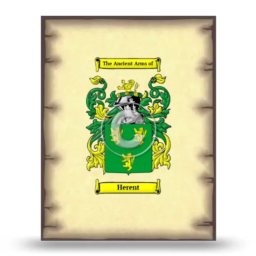 Herent Coat of Arms Print