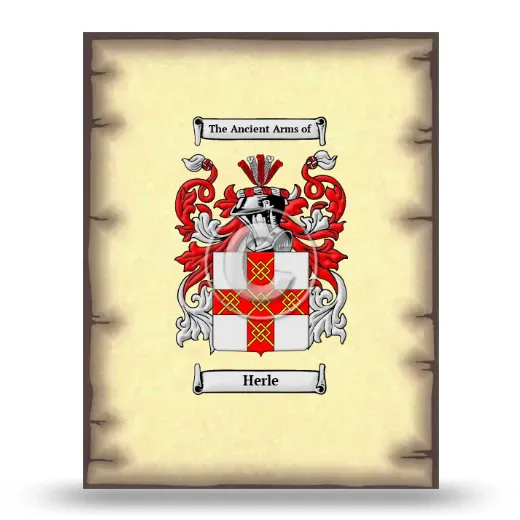 Herle Coat of Arms Print
