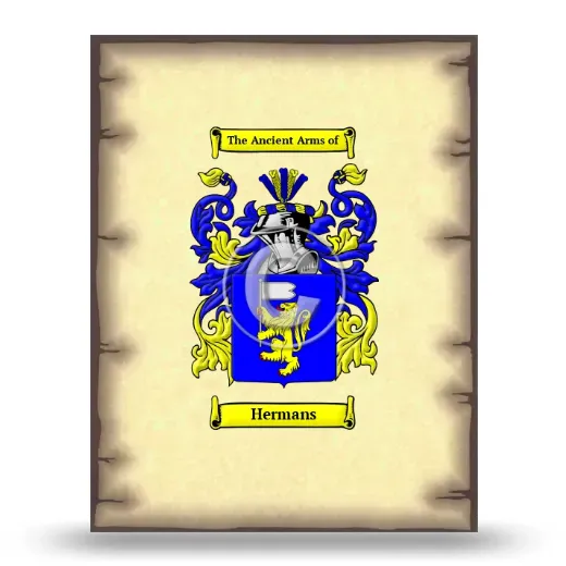 Hermans Coat of Arms Print