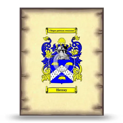 Herray Coat of Arms Print