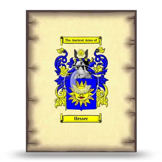 Hesser Coat of Arms Print