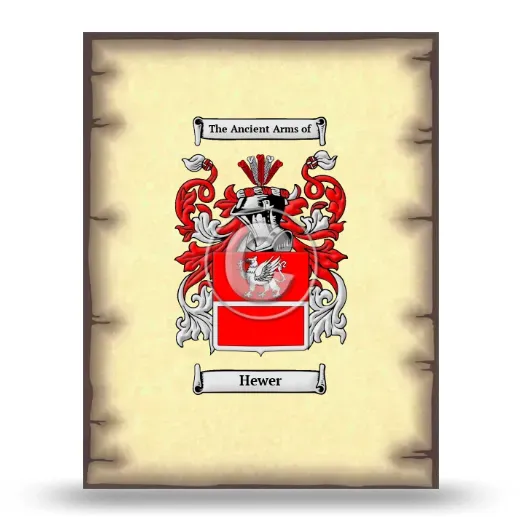 Hewer Coat of Arms Print