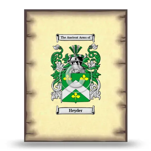 Heyder Coat of Arms Print