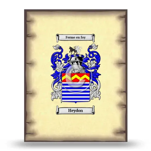 Heydon Coat of Arms Print