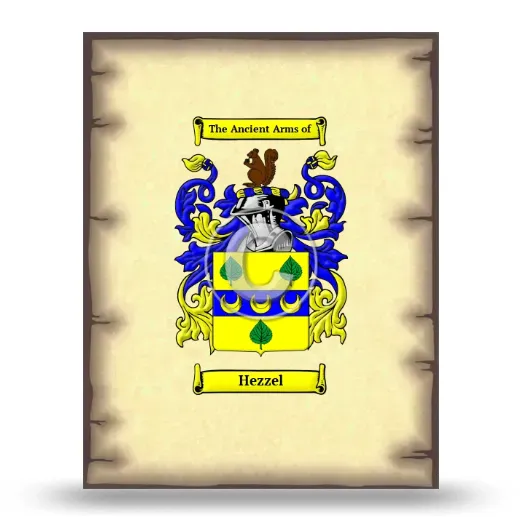 Hezzel Coat of Arms Print
