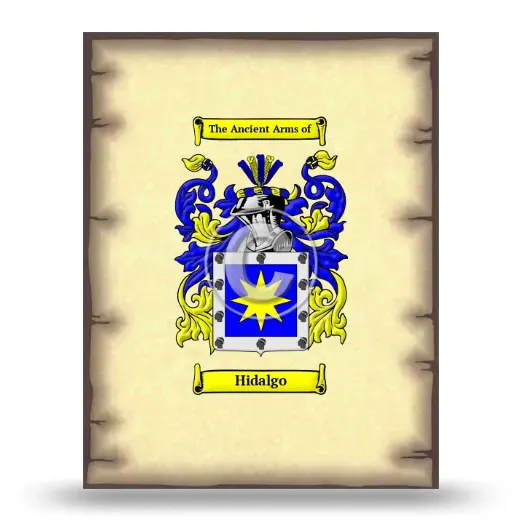 Hidalgo Coat of Arms Print
