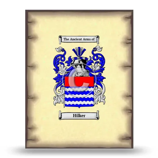 Hilker Coat of Arms Print