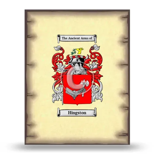 Hingston Coat of Arms Print