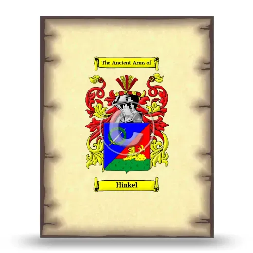 Hinkel Coat of Arms Print