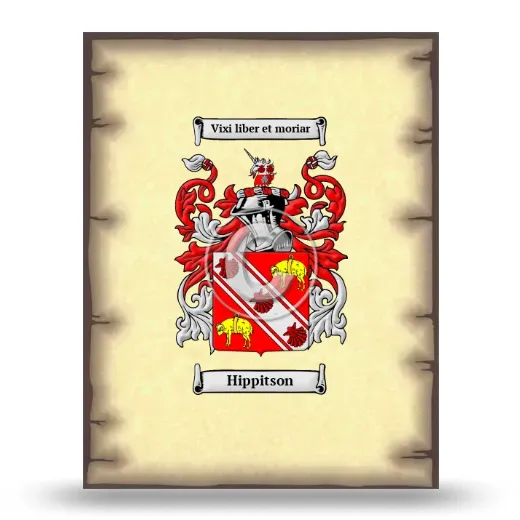 Hippitson Coat of Arms Print