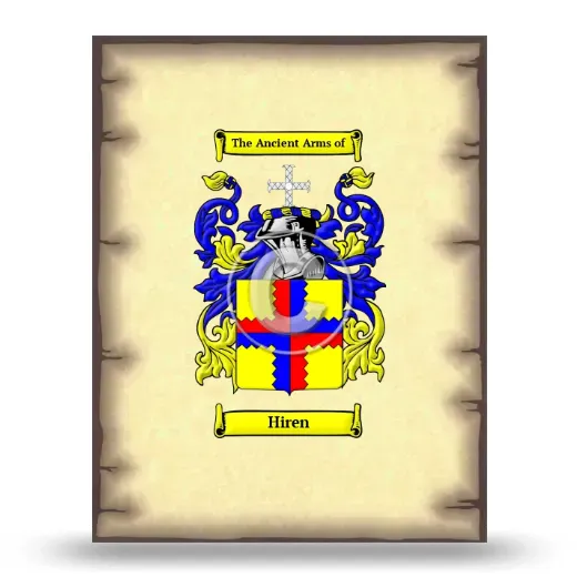 Hiren Coat of Arms Print