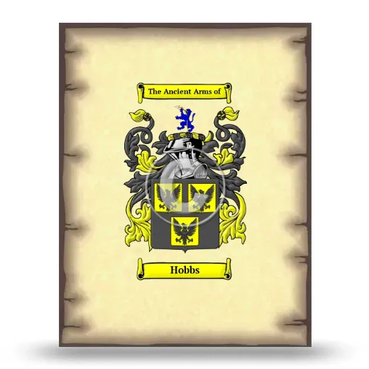 Hobbs Coat of Arms Print