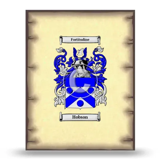 Hobson Coat of Arms Print