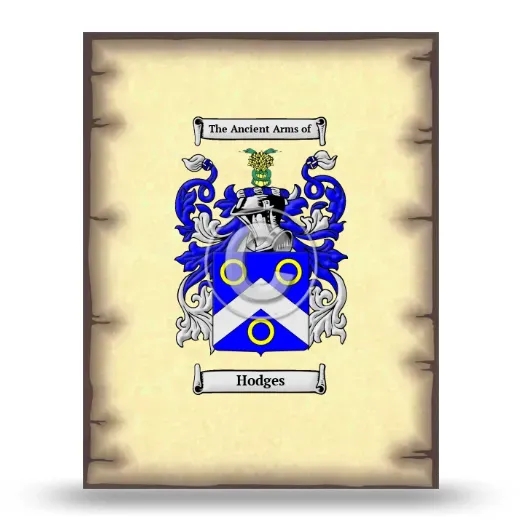 Hodges Coat of Arms Print