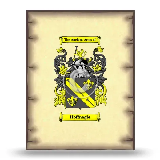 Hoffnagle Coat of Arms Print