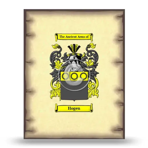 Hogen Coat of Arms Print