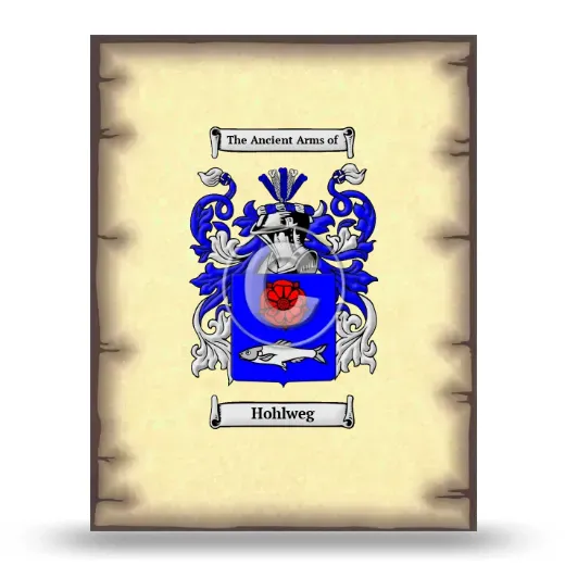 Hohlweg Coat of Arms Print