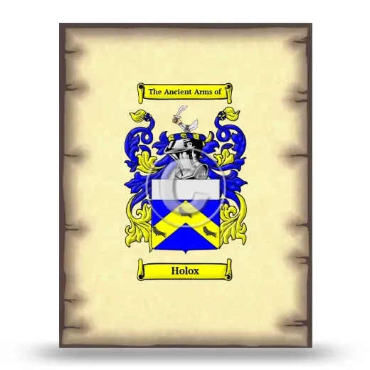 Holox Coat of Arms Print