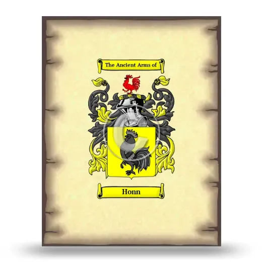 Honn Coat of Arms Print