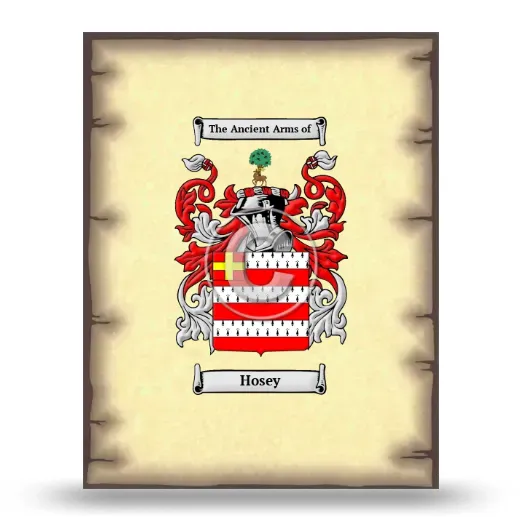 Hosey Coat of Arms Print