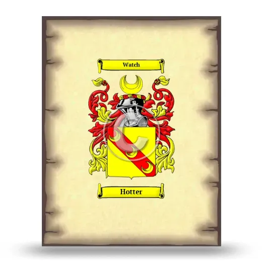 Hotter Coat of Arms Print