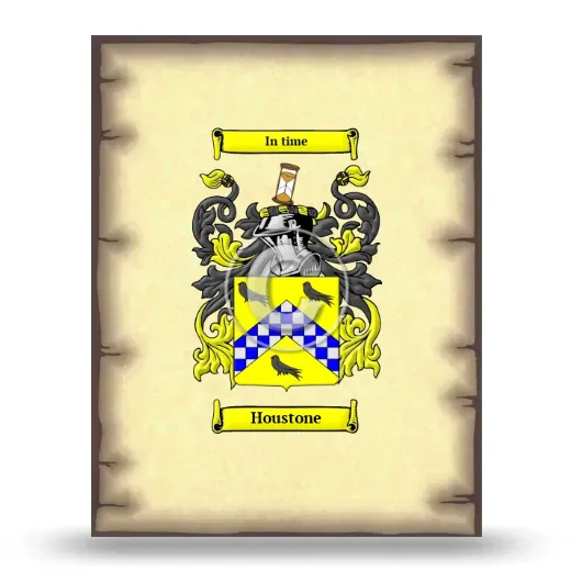 Houstone Coat of Arms Print