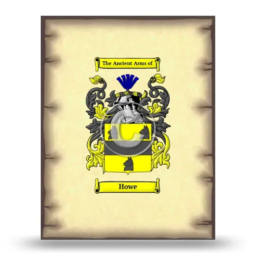 Howe Coat of Arms Print