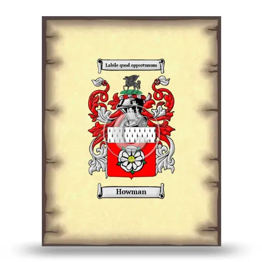 Howman Coat of Arms Print