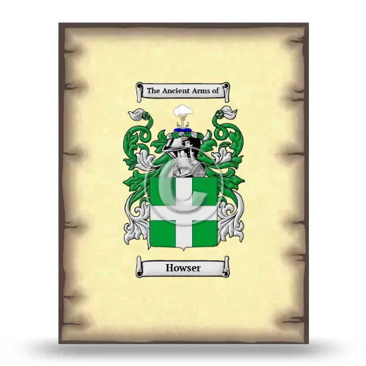Howser Coat of Arms Print