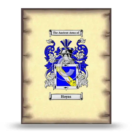 Hoyas Coat of Arms Print