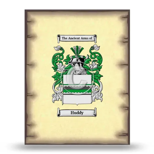 Huddy Coat of Arms Print
